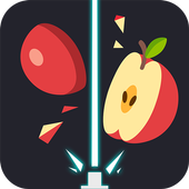 Laser fruit crushing icon
