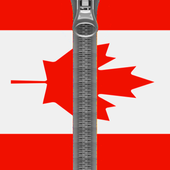 Canada Flag Zip Screen Lock icon