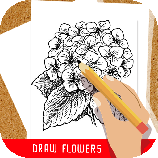 How to draw flowers أيقونة