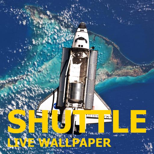 Space shuttle live wallpaper icon