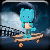 Navyblue Cat Run icon