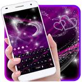 Neon Purple Keyboard Theme on 9Apps