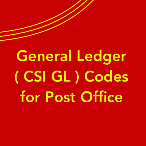 General Ledger ( CSI GL ) Codes for Post Office иконка