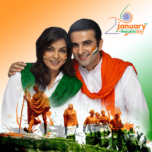 26 January Photo Editor, Republic Day Photo Editor icon
