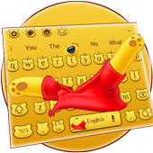 Słodki miś klawiatury Motyw icon