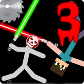 Stickman Warriors 3 Online icon