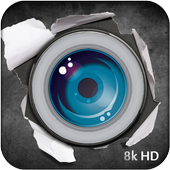 8k hd camera pro &amp; 4k camera hd icon