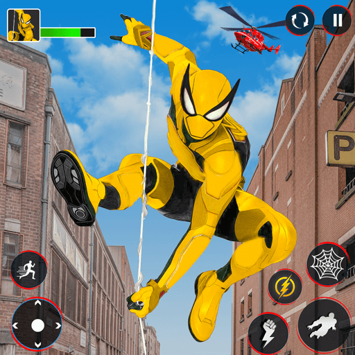 Spider Rope Hero Crime Town icon