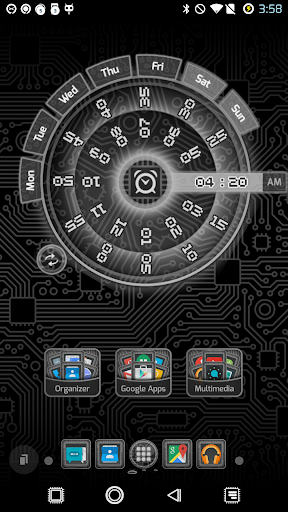 PCB Black ⁞ TSF Shell 3 Theme screenshot 3