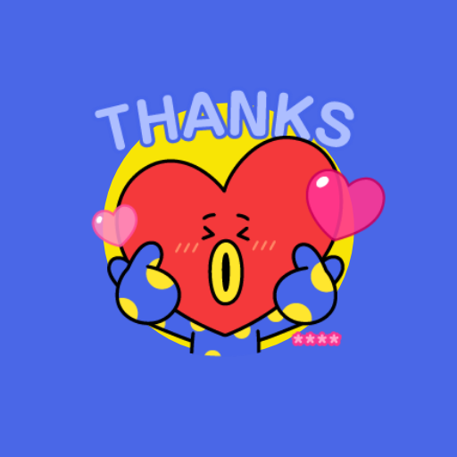 BT21 BTS stickers for WhatsApp Messenger icon