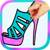 How To Draw High Heels icon