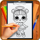Drawing Cute Surprise Doll icon