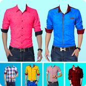 Men Casual Shirt Photo Suit - Man Casual Shirt icon