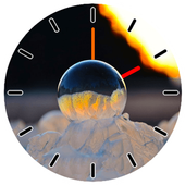 Frozen Bubbles Clock Widget icon