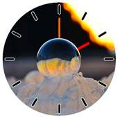 Frozen Bubbles Clock Widget