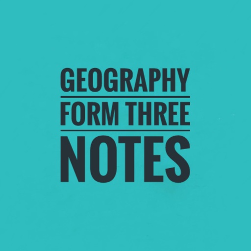 Geography: form three notes icon