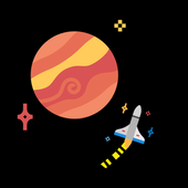 Spaceship &amp; Asteroids - Shooter Arcade Game 🚀 icon