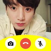 Bts JungKooK Fake Call icon