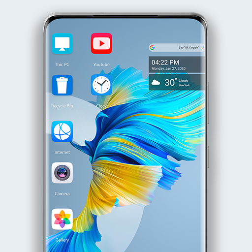 M40 theme for launcher icon