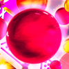 Pink Flying Ball icon