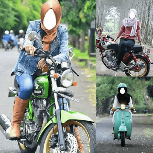 Bike Hijab Selfie Camera icon