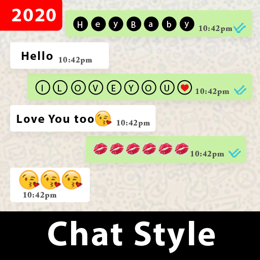 Chat Style For WhatsApp 2021 : Stylish Font icon
