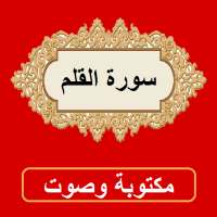 سورة القلم من القران الكريم