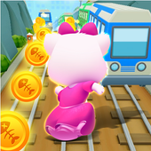 Subway Cat Runner - Princess Endless Run icon