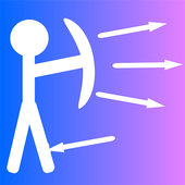 Archer wars stickman icon