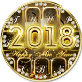 Klawiatura Happy New Year 2018 icon