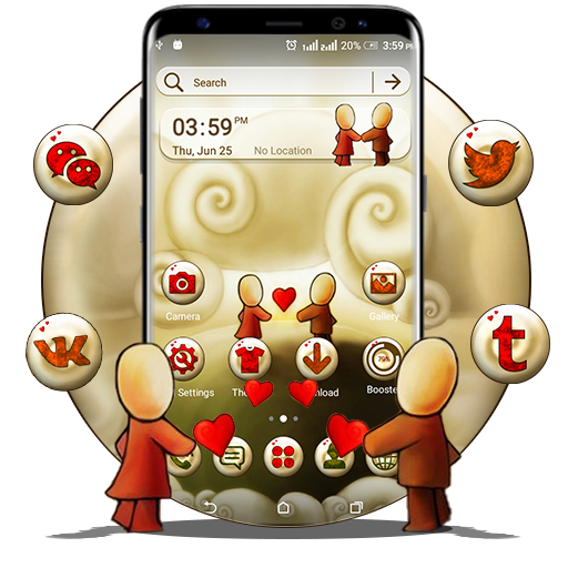 Cute Love Launcher Theme icon