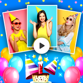 Birthday Video Maker आइकन