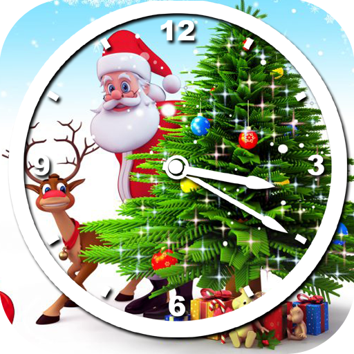 Christmas Clock Live Wallpaper icon