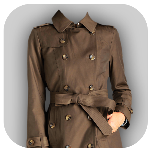 Women Trench Coat Montage Suit Photo Editor icon