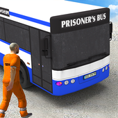 Police Bus Prison Transport 3D icon