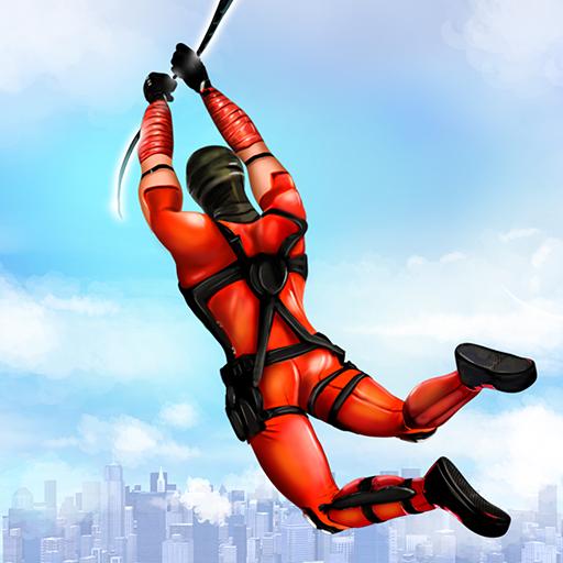 Spider Ninja Rope Hero - Crime City New Games 2021 أيقونة