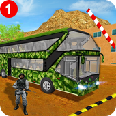Army Commandos Coach Bus Transport Simulator 2019 icon