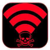 واي فاي كلمة هاكر Prank أيقونة