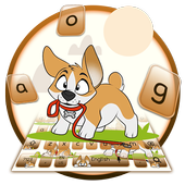 Cute 🐶 Puppy Corgi Keyboard Theme أيقونة