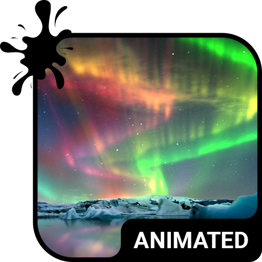 Aurora Live Wallpaper Theme أيقونة