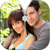 Couple Pics Zipper Lock Screen icon