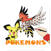 How to draw for Poke-mon 2 icon