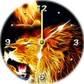 Lion Analog Clock