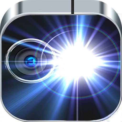 LED flash light icon