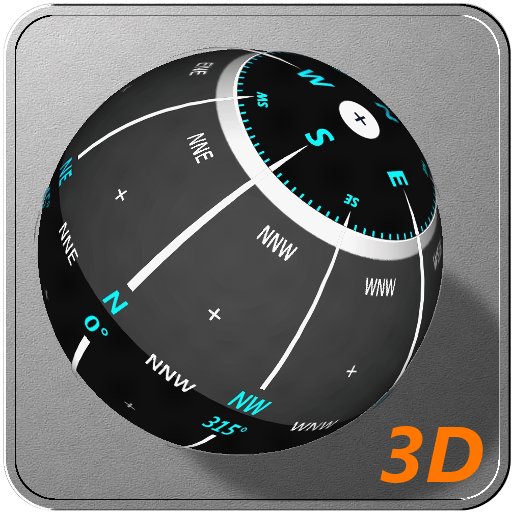 Bussola A Sfera 3D e carta da parati animata icon