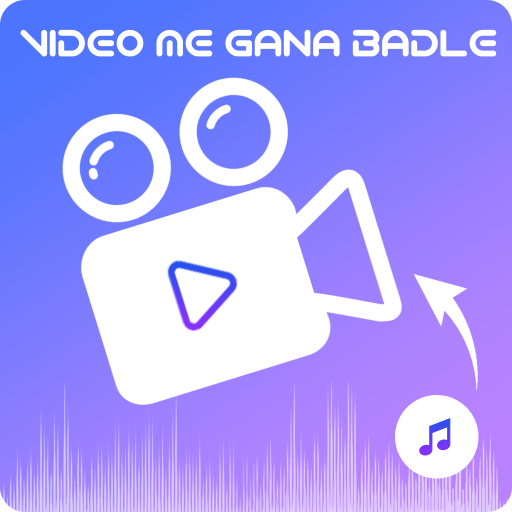 Video me Gana Badle Audio Video Editor Mixer icon