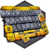 Yellow Transformer Car Keyboard Theme on 9Apps