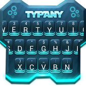 3D  Neon Technology Keyboard icon