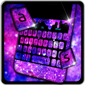 Melting Liquid Galaxy Keyboard Theme icon
