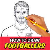 How to Draw Football Player icon